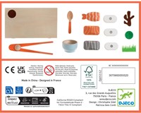 Djeco JEUX D'IMITATION - GOURMANDISES P'TI SET MONDE Japon - FSC 100%
