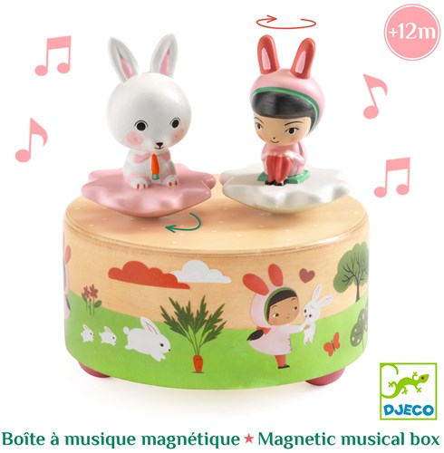 Djeco LITTLE BIG ROOM - BOÎTES A MUSIQUE Garden melody - FSC 100%