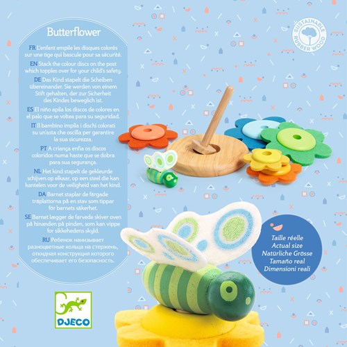 Djeco PREMIER ÂGE - BABY COULEURS Butterflower