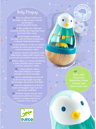 Djeco PREMIER ÂGE - BABY COULEURS Roly Pingui