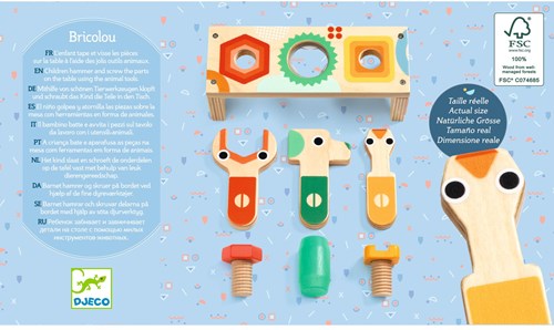 Djeco PREMIER ÂGE - BABY COULEURS Bricolou - FSC 100%