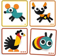 Djeco JEUX  EDUCATIFS BOIS - CONSTRUCTION GALLERY Ze Geoanimo - FSC 100%