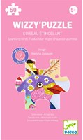 Djeco PUZZLES - WIZZY PUZZLES L'oiseau étincelant - 50 pcs - FSC MIX