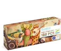 Djeco PUZZLES - PUZZLES GALLERY Wonderful ride - 100 pcs - FSC MIX