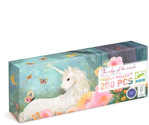 Djeco PUZZLES - PUZZLES GALLERY The edge of the woods - 200pcs - FSC MIX