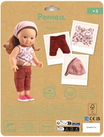 Djeco POMEA COLLECTION - COLLECTION VETEMENTS POMEA Tenue Burgundy