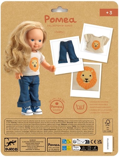 Djeco POMEA COLLECTION - COLLECTION VETEMENTS POMEA Tenue Ivory