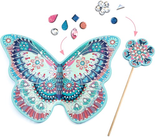 Djeco DO IT YOURSELF - MOSAÏQUES & STICKERS Comme une fée - FSC MIX