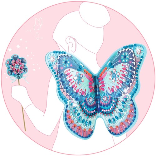 Djeco DO IT YOURSELF - MOSAÏQUES & STICKERS Comme une fée - FSC MIX