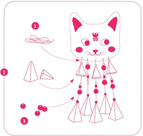 Djeco DO IT YOURSELF - A CRÉER Kitty - FSC MIX