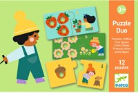 Djeco JEUX  EDUCATIFS - PUZZLES DUO-TRIO Duo  -Premiers chiffres - FSC MIX