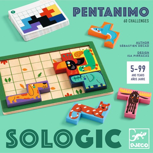 Djeco JEUX - SOLOGIC Pentanimo - FSC MIX