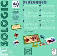 Djeco JEUX - SOLOGIC Pentanimo - FSC MIX