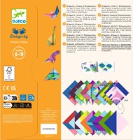 Djeco LES PETITS CADEAUX DES GRANDS - ORIGAMI Dinosaures - FSC MIX