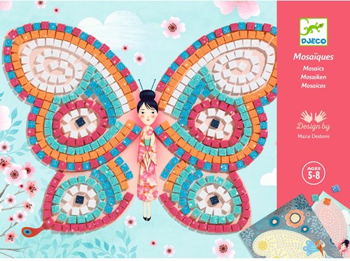 Djeco LES PETITS CADEAUX DES GRANDS - MOSAÏQUES Papillons - FSC MIX