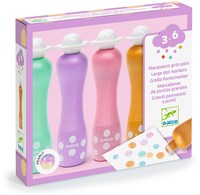 Djeco LES COULEURS DES PETITS - FEUTRES Marqueurs gros pois - Pearly