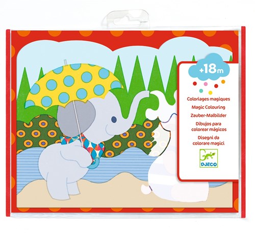 Djeco LES PETITS CADEAUX DES PETITS - COLORIAGE Caché dehors