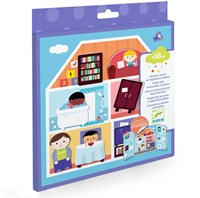 Djeco LES PETITS CADEAUX DES PETITS - STICKERS La maison - FSC MIX (PACKAGING)
