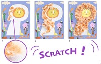 Djeco LES PETITS - COLLAGES Laine & scratch - Tout poilus ! - FSC MIX