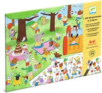 Djeco LES PETITS CADEAUX DES GRANDS - DECALCOMANIES C'est la fête! - FSC MIX