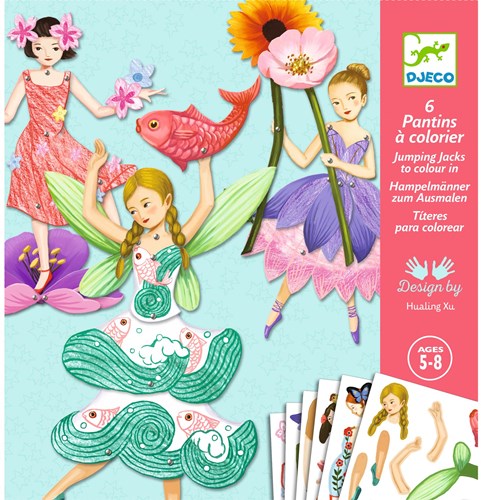 Djeco LES PETITS CADEAUX DES GRANDS - COLORIAGES SURPRISES Fées - FSC MIX