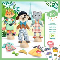 Djeco LES PETITS - COLLAGES Bonjour Paris - FSC MIX