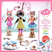 Djeco LES PETITS - COLLAGES Little dressing - FSC MIX