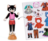 Djeco LES PETITS - COLLAGES Little dressing - FSC MIX