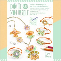 Djeco DO IT YOURSELF - PLASTIQUE MAGIQUE Plume et lotus - FSC MIX (PACKAGING)