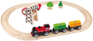 Hape trains en bois
