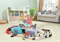 Ensemble de seaux de train Hape Mega Metropolis-2