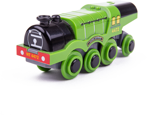 BigJigs train Flying Scotsman à piles - train jouet en bois-2