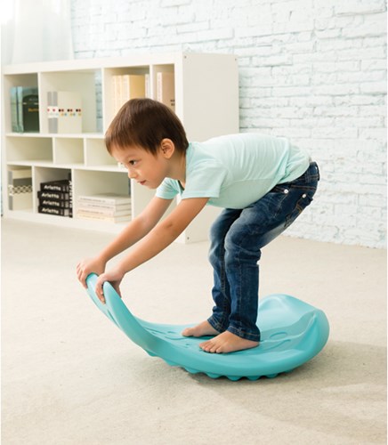 Eduplay planche d'équilibre jouet Whally Board bleu - jeu éducatif d'équilibre-2