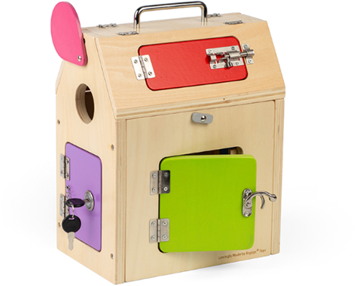Bigjigs Toys Latches & Catches House-2