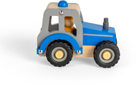 Bigjigs Toys Tractor Blue-2