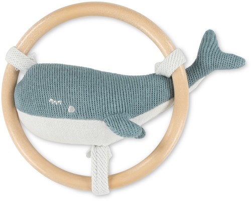 Trixie hochet baleine - jouet bébé coton biologique-2
