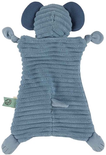 Trixie doudou bébé Mrs. Elephant bleu coton biologique-2