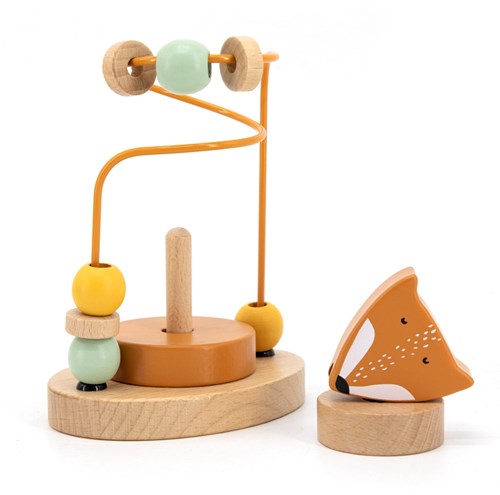 Trixie labyrinthe à perles en bois - jouet éducatif Mr. Fox pour tout-petits-2