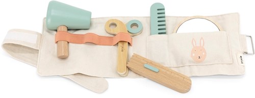 Trixie jouet en bois - set de coiffeur pour enfants - certifié FSC-2