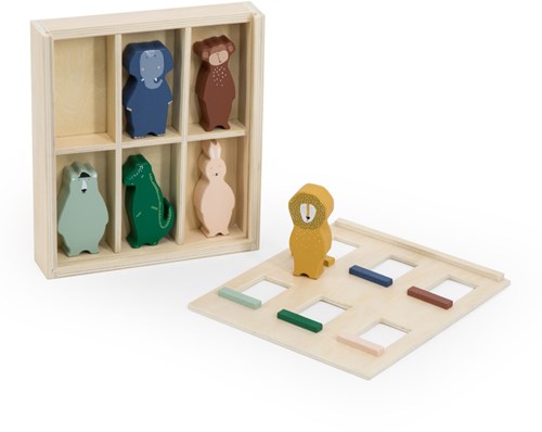 Trixie jouet en bois appartement animaux - maison de poupée animaux FSC-2