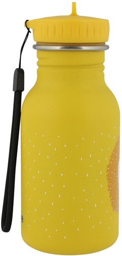 Trixie Gourde isotherme - Bouteille en acier inoxydable pour enfants - Mr. Lion - 350ml - Jaune - Antifuite-3