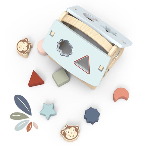 Speedy Monkey - Maison des formes 8 blocs 19,5x17x18,5 cm-2