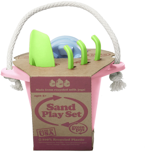 Green Toys jouet de sable seau rose écologique plage-2