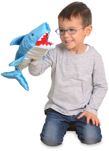 Fiesta Crafts marionnette requin - jouet éducatif marionnette-2