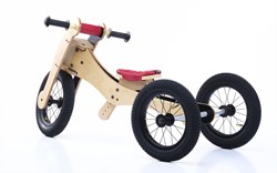 Trybike Vélo d'équilibre en bois 4-en-1