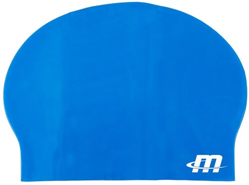 Megaform bonnet de bain latex adulte bleu - accessoire natation-2