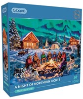 Gibsons puzzle Nuit des aurores boréales - 1000 pièces en carton-2