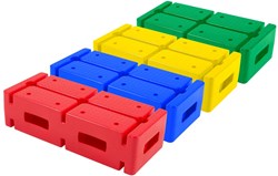 Spordas blocs de construction jouet - set de 4 briques de jeu solides