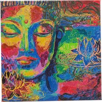 Craft Buddy kit peinture par numéros Bouddha 30x30cm toile acrylique