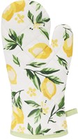 Home & Styling gant de cuisine coton citron jaune 20x16cm cuisine